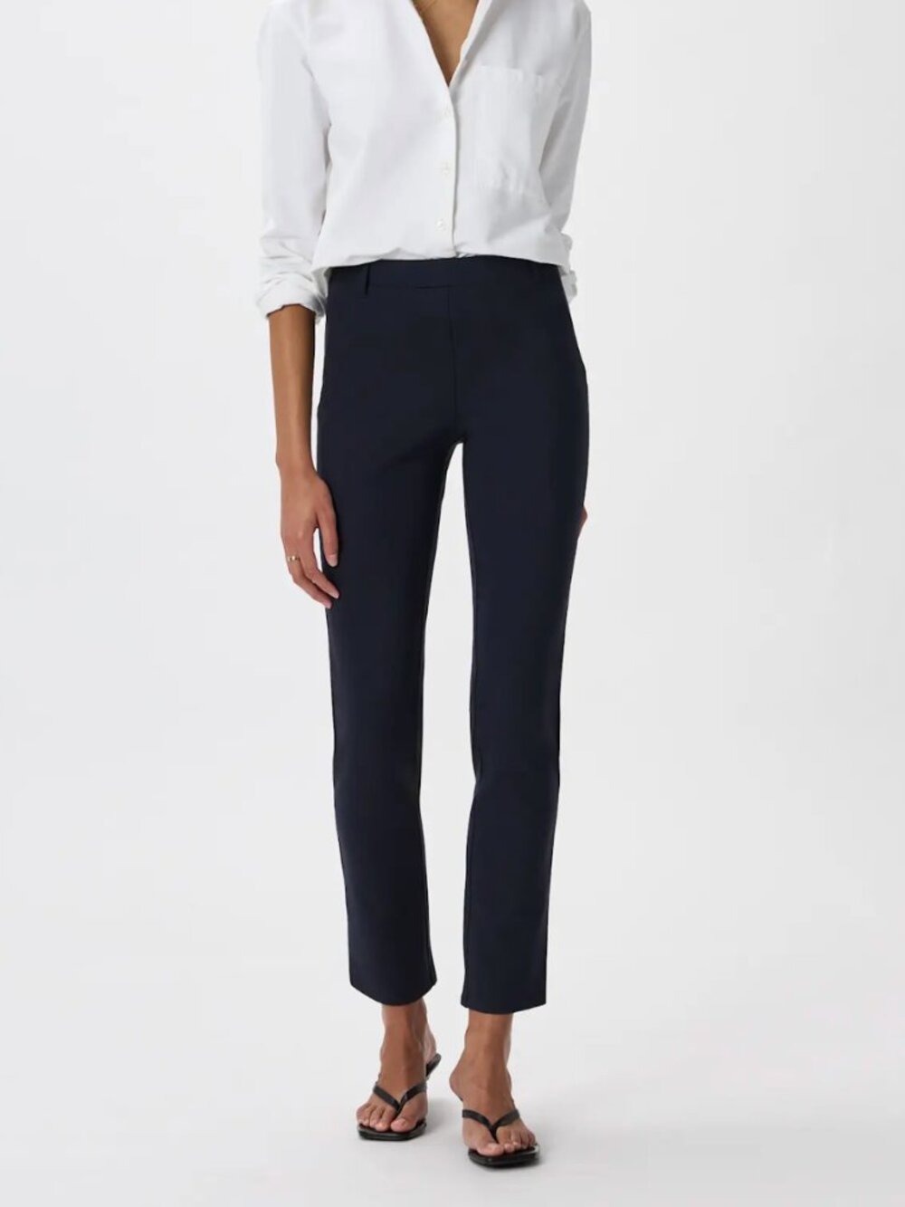 Quince Ultra-Stretch Ponte Straight Leg Pants